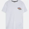 Fila Biala Podlaska Graphic Tee Unisex - T-Shirt Imprimé - Bright White
