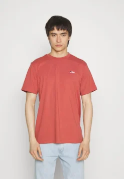 Fila Berloz Tee Unisex - T-Shirt Basique - Marsala