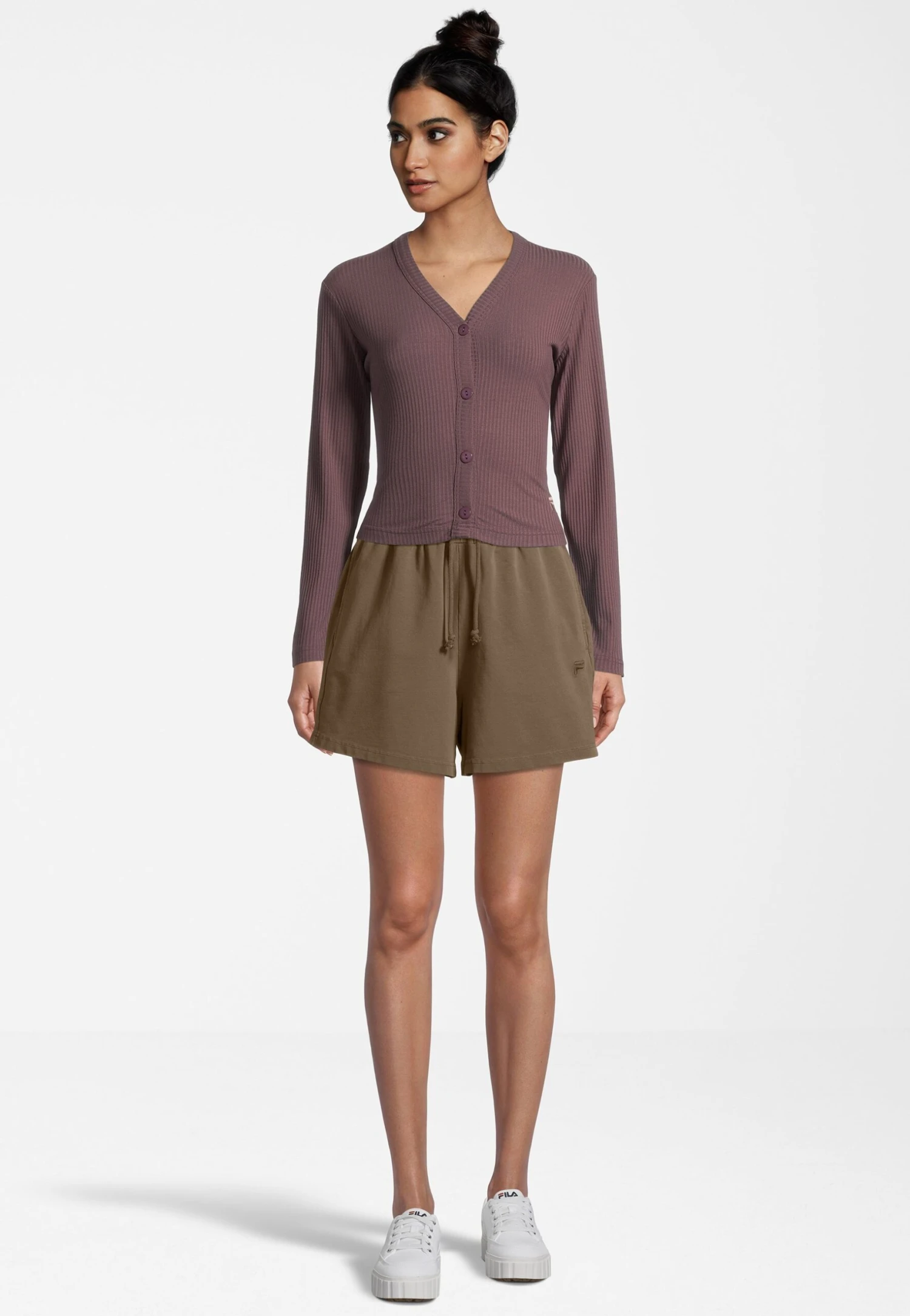 Fila Cambrils High Waist - Short De Sport - Sepia Tint 2 Fila Cambrils High Waist - Short De Sport - Sepia Tint – Image 2