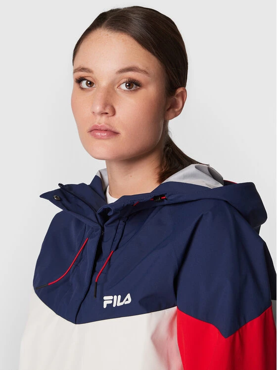 Fila Anorak Toprakcuma FAW0290 Bleu Marine Relaxed Fit 4 Fila Anorak Toprakcuma FAW0290 Bleu Marine Relaxed Fit â Image 4