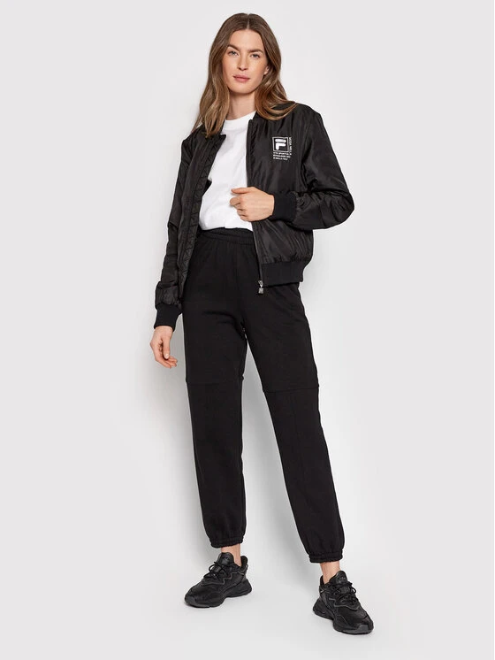 Fila Blouson Bomber Rach 689336 Noir Relaxed Fit 2 Fila Blouson Bomber Rach 689336 Noir Relaxed Fit â Image 2
