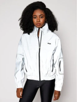 Fila Veste De Mi-saison Ume 688063 Argent Relaxed Fit